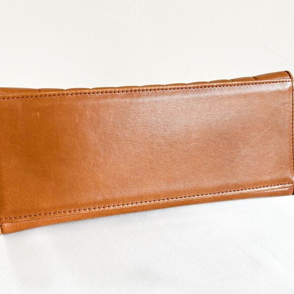 Vintage YSL Top Handle Leather Bag Brown - Picture 10 of 16